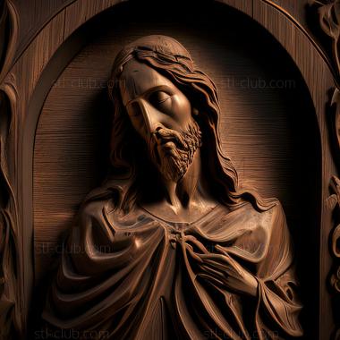 3D model st jesus (STL)